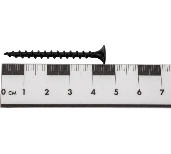 Усиленный саморез по дереву КРЕП-КОМП черный, 3,5x45 KENNER, 1 кг чд45тф