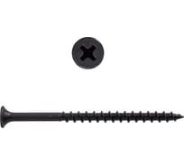 Усиленный саморез по дереву КРЕП-КОМП черный, 4,8x95, 10 кг чд95т