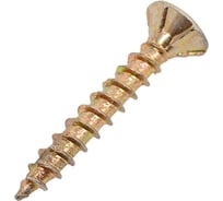 Саморезы по дереву КРЕП-КОМП ПРОФИ желтые, потайные, 3.0x20 мм, 100 шт. 03020Fhмф