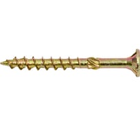 Саморезы по дереву КРЕП-КОМП ПРОФИ желтые, потайные, 4.0x40 мм, 50 шт. 04040Fhмф