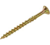 Саморезы по дереву КРЕП-КОМП ПРОФИ желтые, потайные, 4.5x50 мм, 20 шт. 04550Fhмф