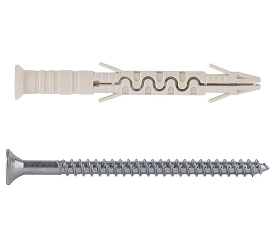 Фасадный дюбель КРЕП-КОМП Wkret-met KPR-PIKE шуруп потайной, 8x80 SK, 50 шт. кпр880