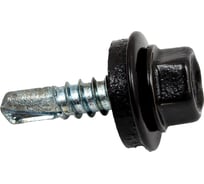 Кровельный саморез КРЕП-КОМП 4,8x19 RAL8019, серо-коричневый, Kn KENNER, 300 шт. ск48198019ф