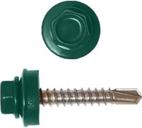 Кровельный саморез КРЕП-КОМП 5,5x25 RAL6005, тёмно-зелёный К, 250 шт., насадка 8/9 ск55256005кф-У