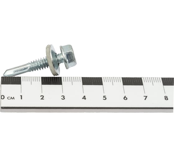 Кровельный саморез с увеличенным сверлом КРЕП-КОМП 6,3x32 К, 150 шт. скд6332кф