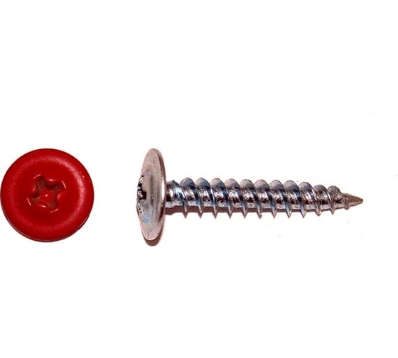 Саморез КРЕП-КОМП ПШО острый, 4,2x25 RAL3009, 500 шт. пшо253009