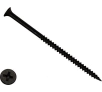 Универсальный саморез КРЕП-КОМП черный, 3,8x64, 30 шт. чм64мф