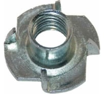 Мебельная врезная гайка МЕТАЛЛСЕРВИС M6x9, DIN 1624, цинк, 100 шт. 1239408