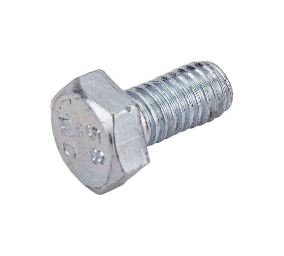 Болт МЕТАЛЛСЕРВИС M6x12, DIN 933, с полной резьбой, цинк, 50 шт. 1239320