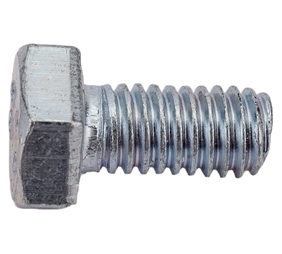 Болт МЕТАЛЛСЕРВИС M6x12, DIN 933, с полной резьбой, цинк, 50 шт. 1239320