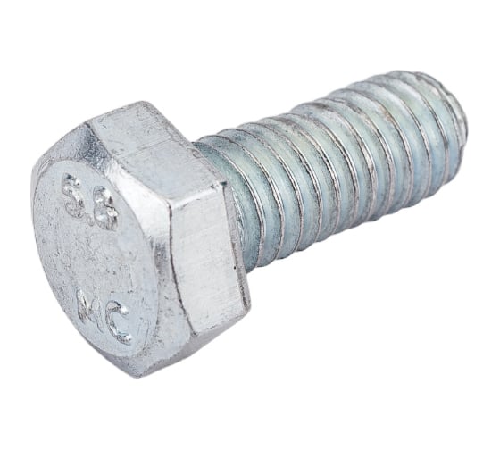 Болт МЕТАЛЛСЕРВИС M6x14, DIN 933, с полной резьбой, цинк, 50 шт. 1239321