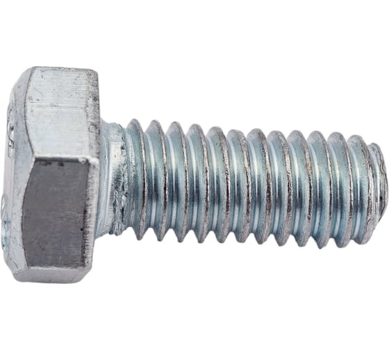 Болт МЕТАЛЛСЕРВИС M6x14, DIN 933, с полной резьбой, цинк, 50 шт. 1239321