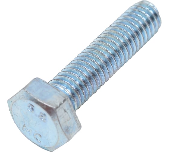 Болт МЕТАЛЛСЕРВИС M6x25, DIN 933, с полной резьбой, цинк, 50 шт. 1238966
