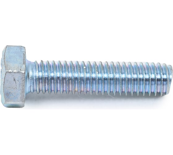 Болт МЕТАЛЛСЕРВИС M6x25, DIN 933, с полной резьбой, цинк, 50 шт. 1238966
