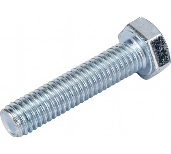 Болт МЕТАЛЛСЕРВИС M8x35, DIN 933, с полной резьбой, цинк, 30 шт. 1239322