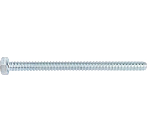 Болт МЕТАЛЛСЕРВИС М10x140, DIN 933, с полной резьбой, цинк, 10 шт. 1239324 1