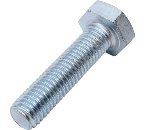 Болт МЕТАЛЛСЕРВИС М10x40, DIN 933, с полной резьбой, цинк, 10 шт. 1238997