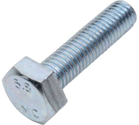 Болт МЕТАЛЛСЕРВИС М10x40, DIN 933, с полной резьбой, цинк, 10 шт. 1238997
