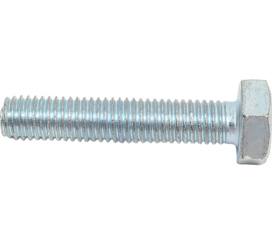 Болт МЕТАЛЛСЕРВИС М10x50, DIN 933, с полной резьбой, цинк, 10 шт. 1243622 1