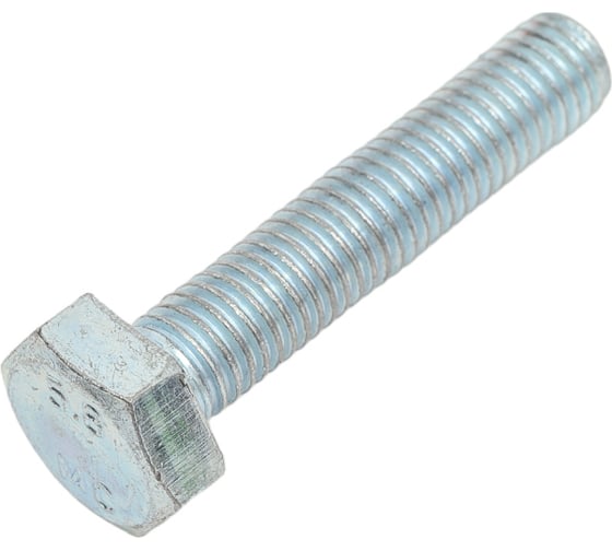 Болт МЕТАЛЛСЕРВИС М10x50, DIN 933, с полной резьбой, цинк, 10 шт. 1243622