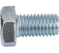 Болт МЕТАЛЛСЕРВИС М12x20, DIN 933, с полной резьбой, цинк, 10 шт. 1239326
