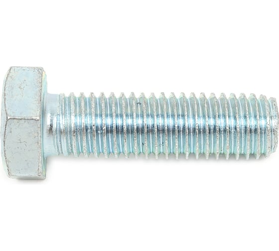 Болт МЕТАЛЛСЕРВИС М12x40, DIN 933, с полной резьбой, цинк, 10 шт. 1239018