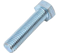 Болт МЕТАЛЛСЕРВИС М12x50, DIN 933, с полной резьбой, цинк, 10 шт. 1239020