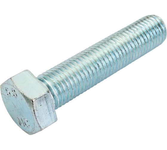 Болт МЕТАЛЛСЕРВИС М20x90, DIN 933, с полной резьбой, цинк, 2 шт. 1239330