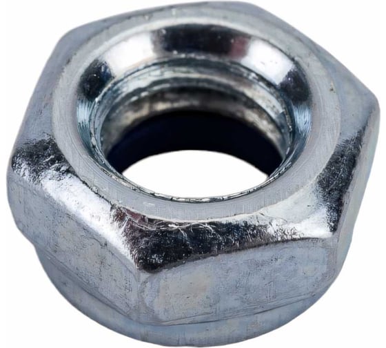 Гайка со стопорным кольцом МЕТАЛЛСЕРВИС M6, DIN 985, цинк, 100 шт. 1239409