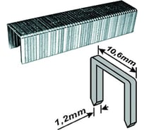 Скобы широкие Профи прямоугольные (8 мм; 500 шт.) FIT IT 31208