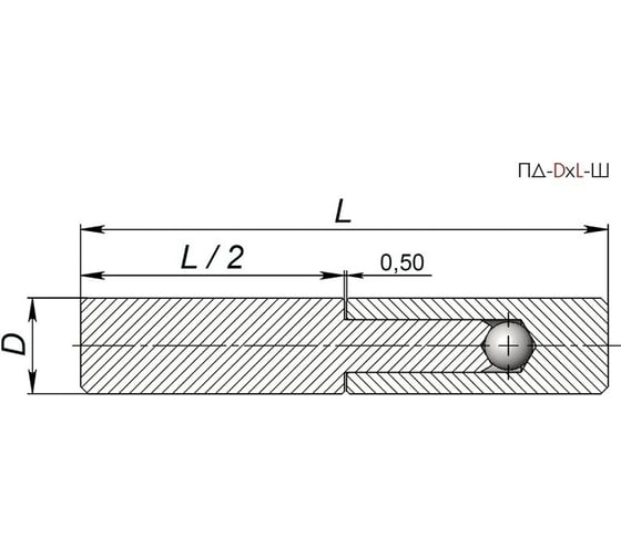 Дверная петля CRIT пд 14x60 мм, 2 шт. 04508