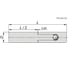 Дверная петля CRIT пд 14x60 мм, 2 шт. 04508 5