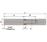 Дверная петля CRIT пд 14x60 мм, 2 шт. 04508 6