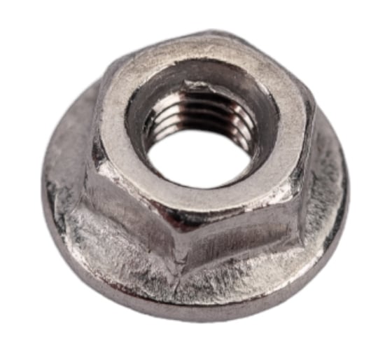 Шестигранная гайка с фланцем с насечками DINFIX ДИН 6923, нерж. А2, M3, 10 шт. 00-00002966
