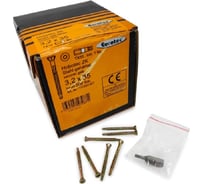 Саморезы Eurotec Hobotec ZK 3.2x35, TX10, трапеция, сверло, 500 шт. 110283