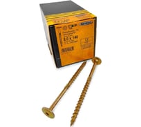 Конструкционные саморезы Eurotec Paneltwistec TK 8.0x140/80/10 TX40 тарелка, 50 шт. G903467