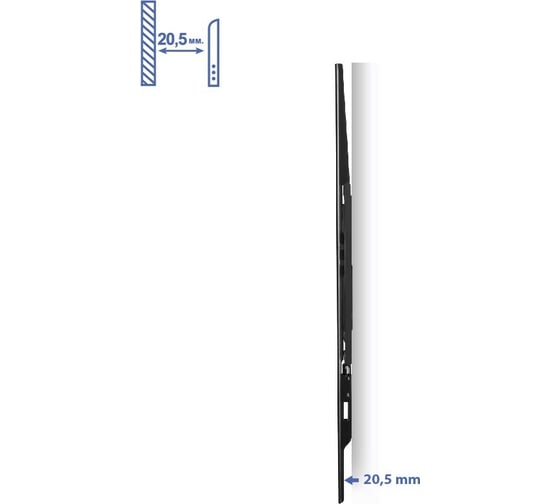 Фиксированный кронштейн Godigital dr mounts черный 37"-70" KL 4060F