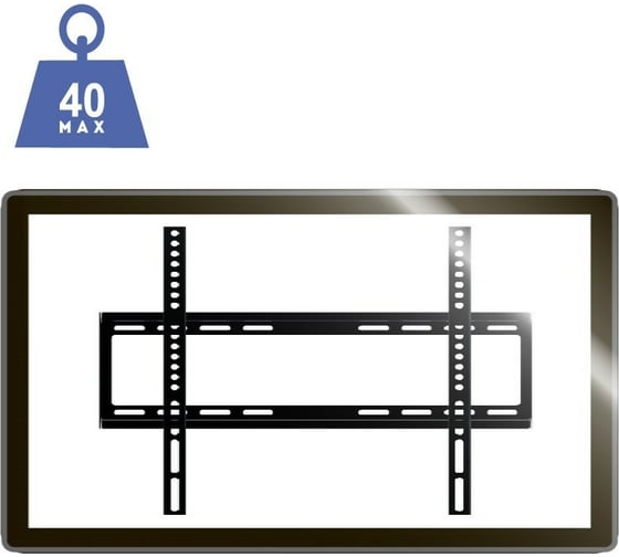 Фиксированный кронштейн Godigital dr mounts черный 37"-70" KL 4060F
