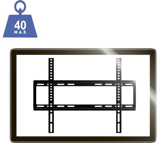 Фиксированный кронштейн Godigital dr mounts черный 32"-55" KL 4040F