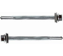 Саморез для сендвич-панелей КРЕП-КОМП KENNER, удлинённое сверло 15 мм, 6,3/5,5x160 Kn, 50 шт. ссп160мф