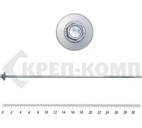 Саморез для сендвич-панелей КРЕП-КОМП KENNER, удлинённое сверло 15 мм, 6,3/5,5x315 Kn, 35 шт. ссп315мф