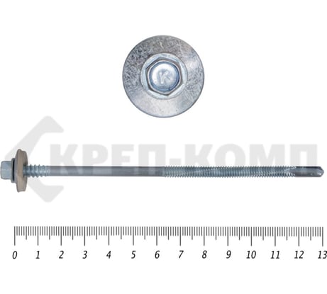 Саморез для сендвич-панелей КРЕП-КОМП 6,3/5,5x130, 50 шт. сспк130мф