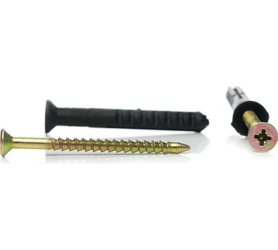 Дюбель-гвоздь INTERFIX 6 L40 потайной борт, быстрый монтаж, ПП, 4800 шт. 30062