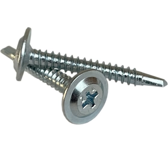 Саморез ZAMETAL 4,2x16, с прессшайбой, со сверлом, цинк, 1000 шт. ZA102576