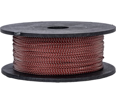 Проволока пломбировочная красный нейлон+нержавейка 0.8/100м витая ТПК Технологии Контроля 24183