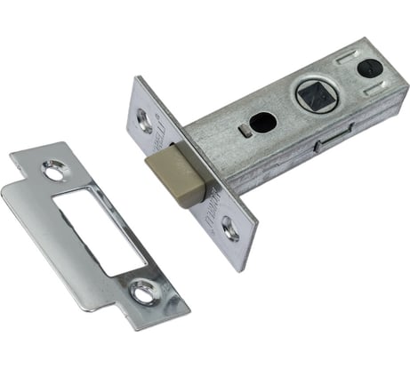 Межкомнатная защелка с пластиковым язычком MORELLI LP6 45 SC цвет - матовый хром 9013940