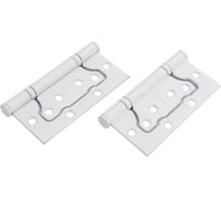 Петля без врезки Вантаж белый, 2 шт. 2BB-WH