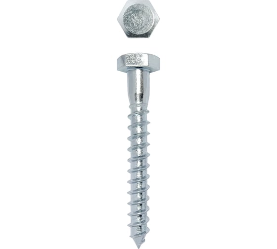 Сантехнический шуруп глухарь Daxmer DIN 571 10x70, 50 шт 00000342097