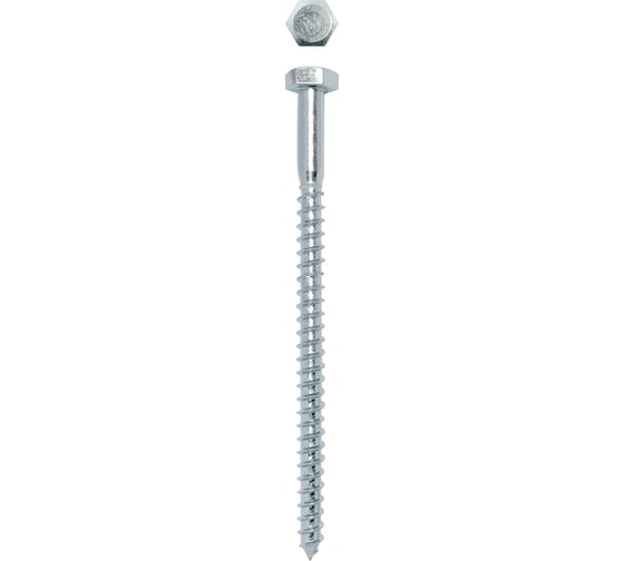 Сантехнический шуруп глухарь Daxmer DIN 571 6x100, 1400 шт 00000352743