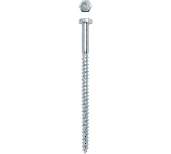 Сантехнический шуруп глухарь Daxmer DIN 571 8x120, 600 шт 00000306180
